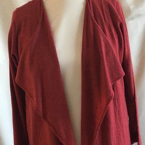 X-Two, Woman's Red-Wine Cardigan, Size - 2X, New with Tags
